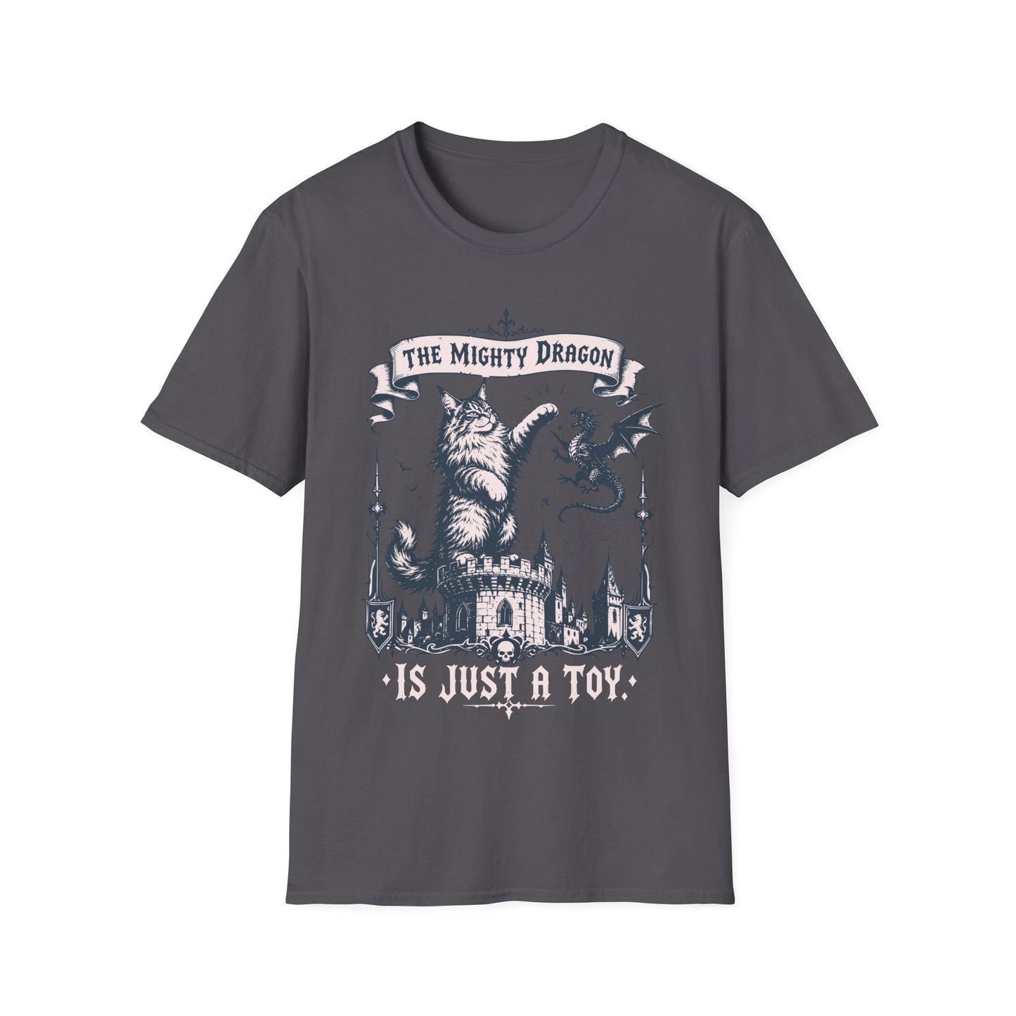 The Mighty Dragon Is Just a Toy Funny Maine Coon Cat T-Shirt