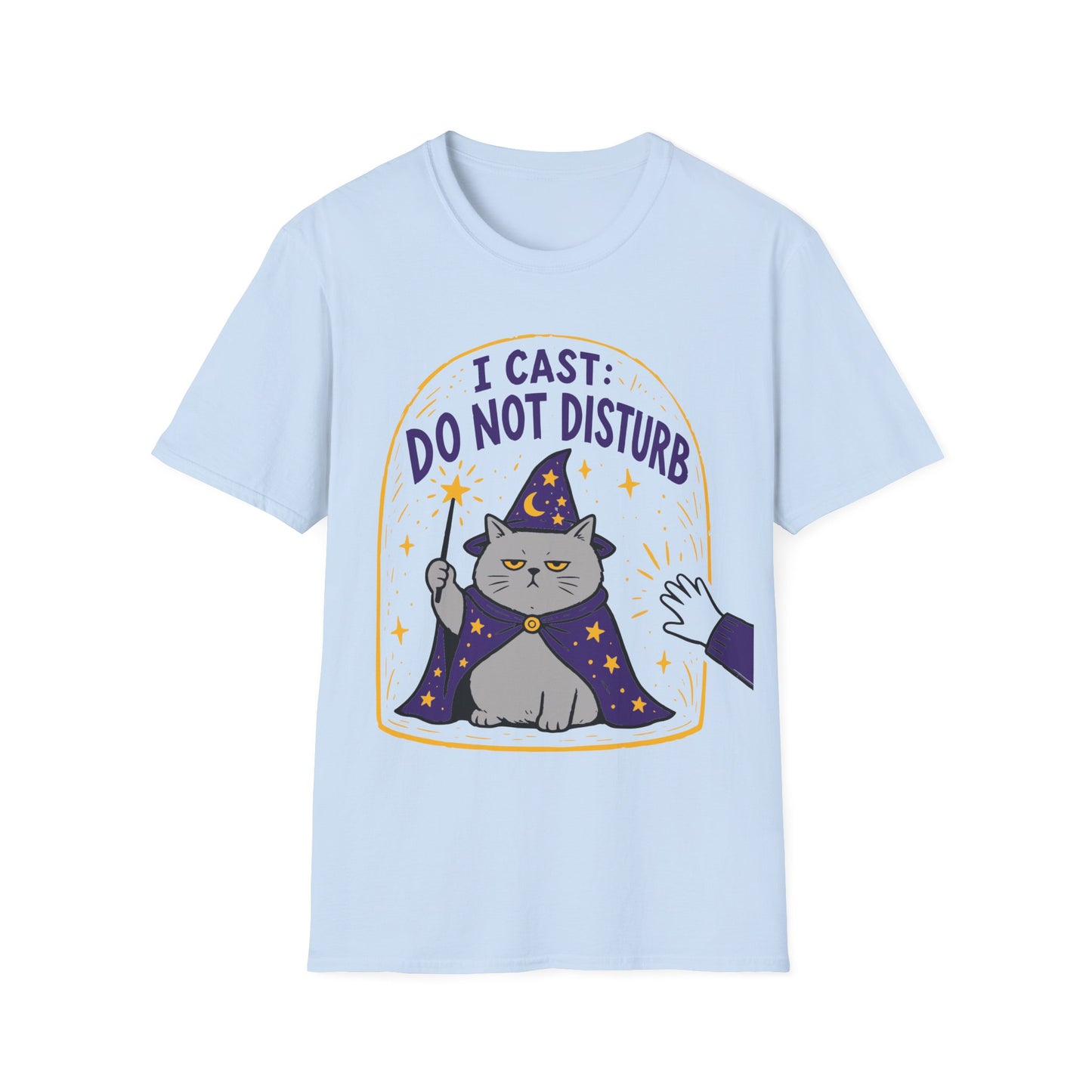 I Cast Do Not Disturb Funny British Shorthair Wizard Cat T-Shirt