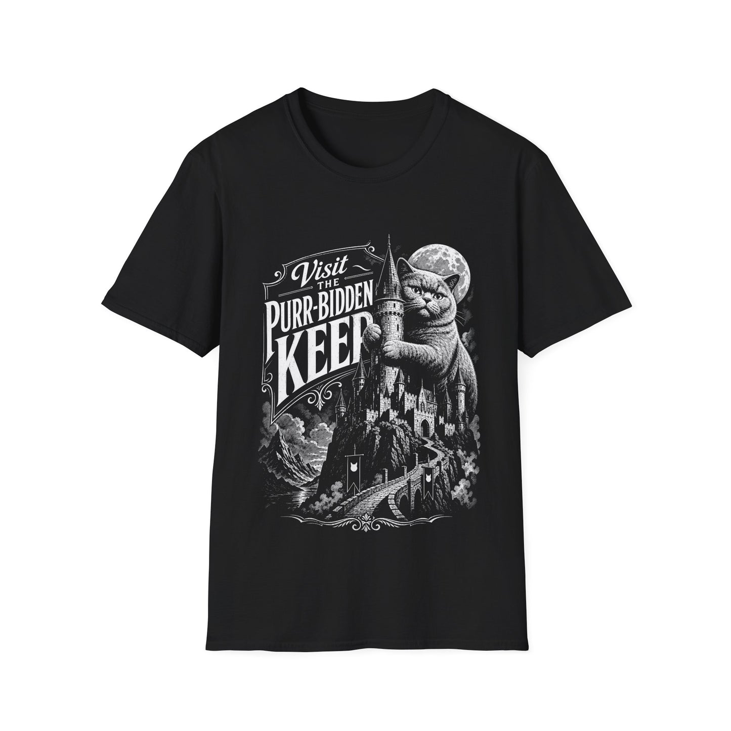 Visit the Purr-Bidden Keep Vintage T-Shirt