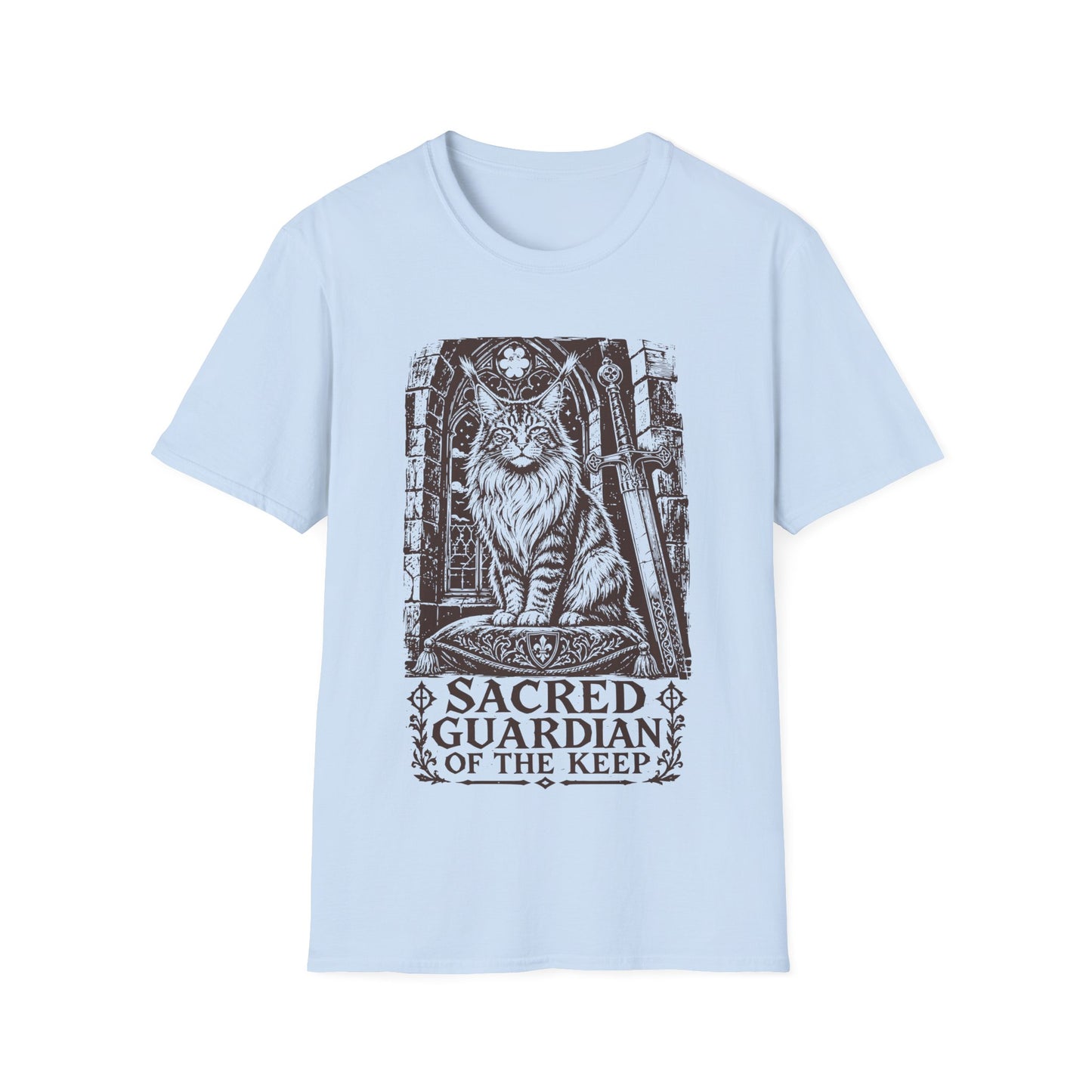 Sacred Guardian of the Keep Maine Coon Cat T-Shirt