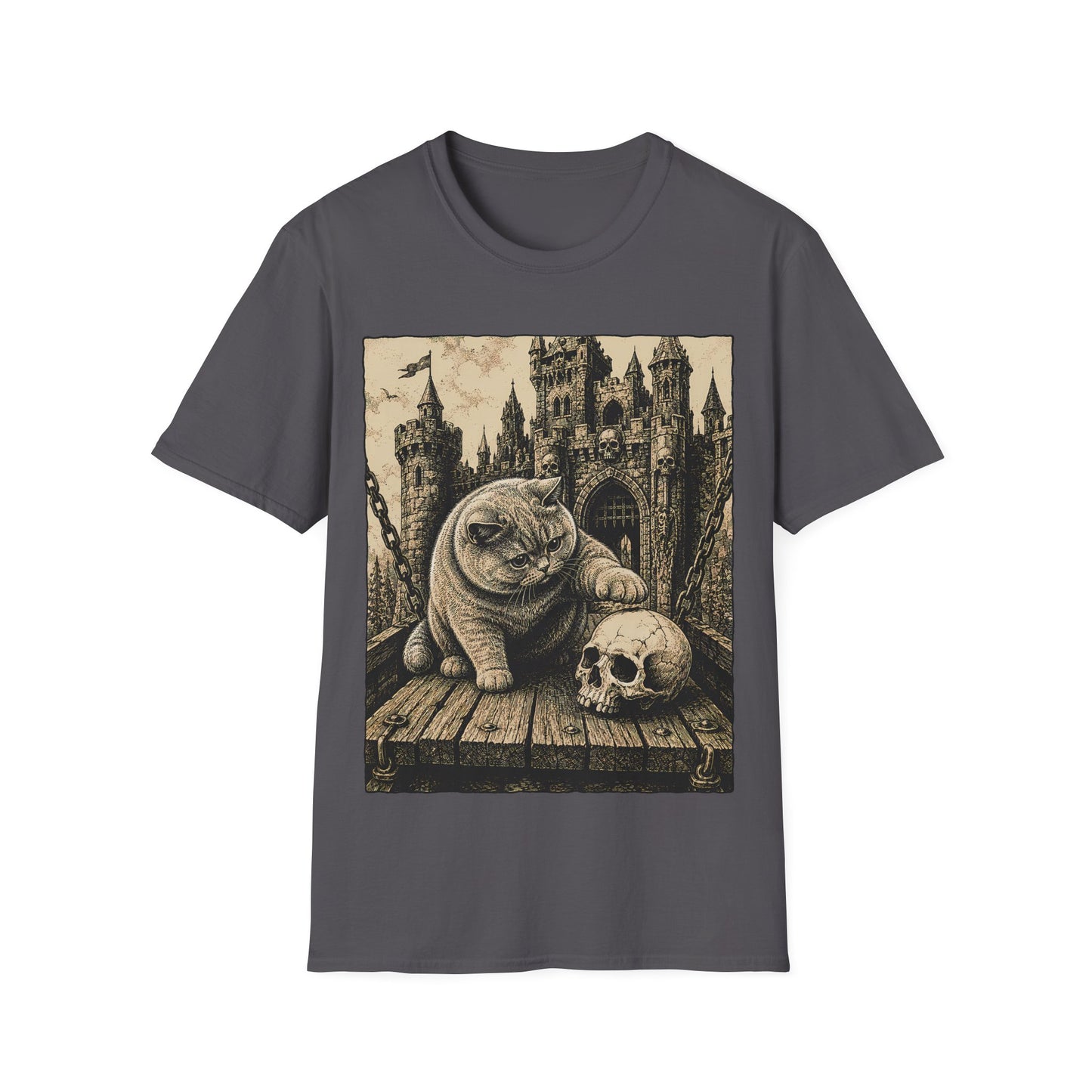 Castle of Bones Cat T-Shirt