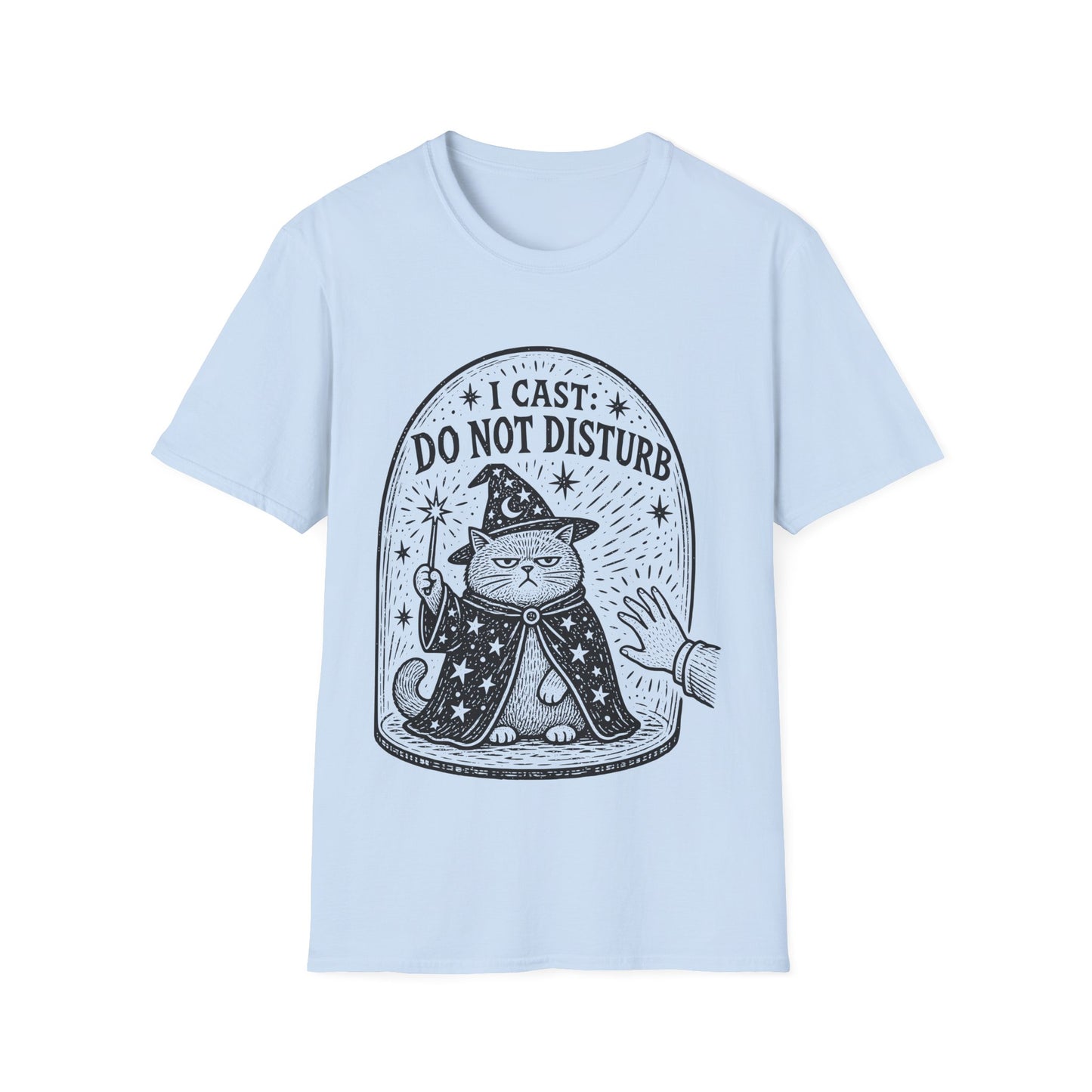 I Cast Do Not Disturb Funny Wizard Cat T-Shirt