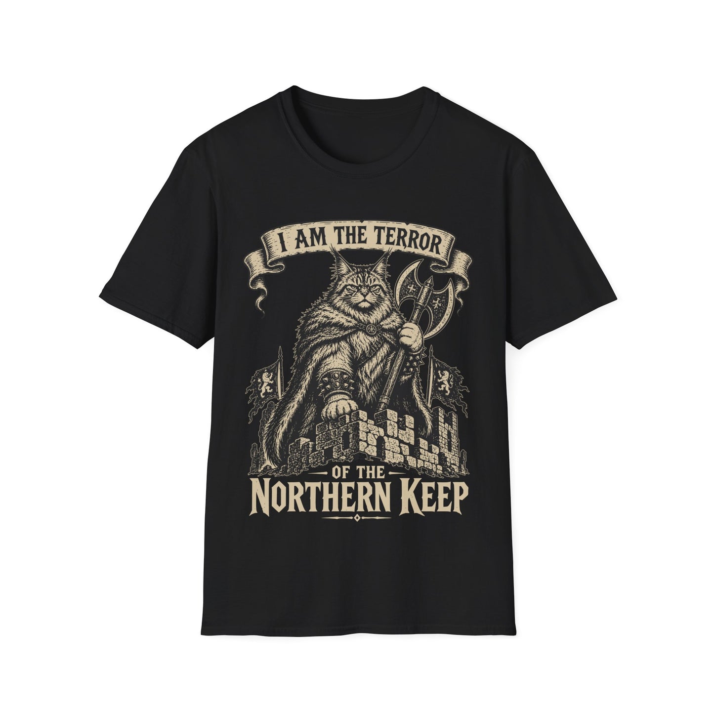 Northern Keep Maine Coon Warrior Cat T-Shirt