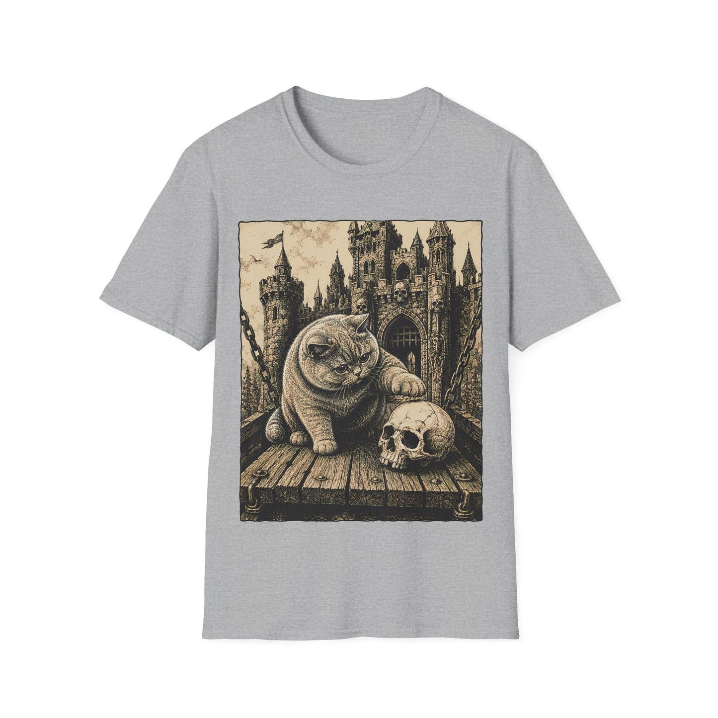 Castle of Bones Cat T-Shirt