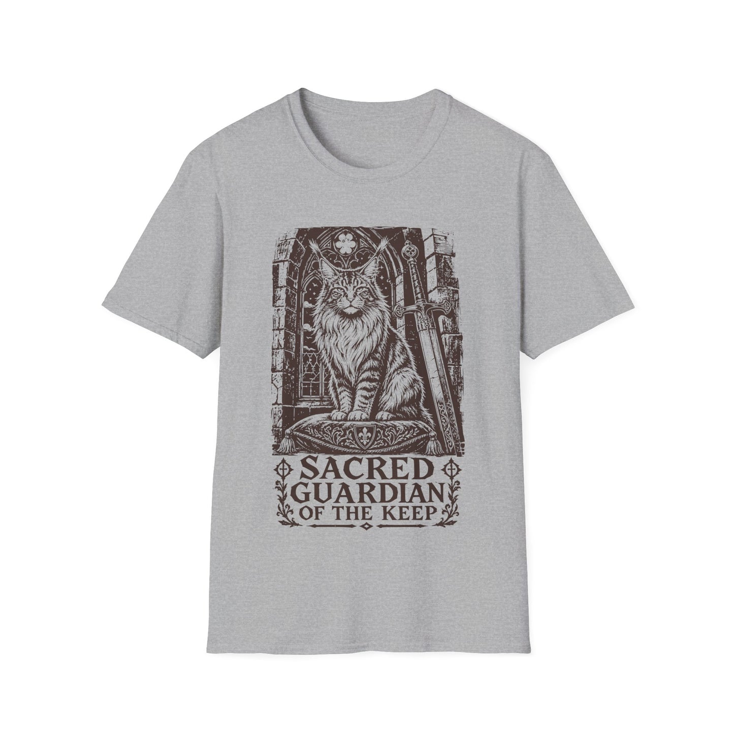 Sacred Guardian of the Keep Maine Coon Cat T-Shirt
