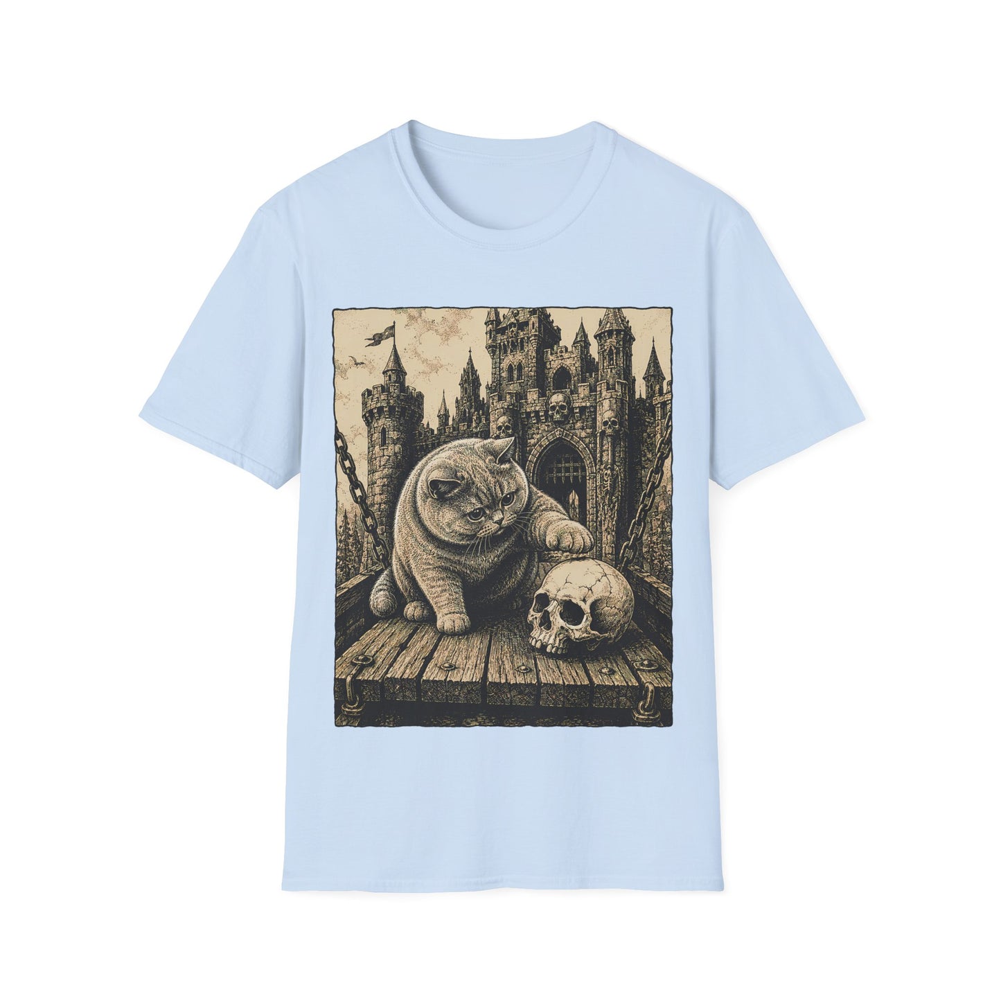 Castle of Bones Cat T-Shirt