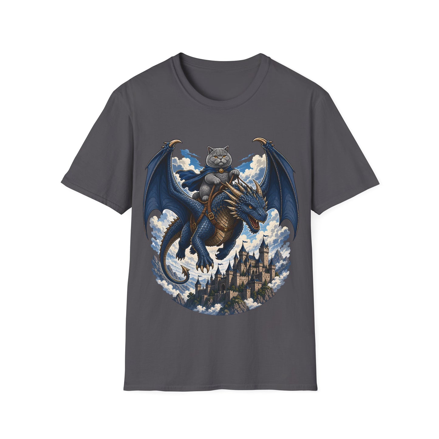 Skybound Dragon Rider Cat T-Shirt