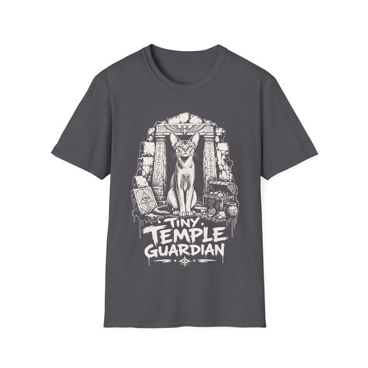 Tiny Temple Guardian Abyssinian Adventure Cat T-Shirt