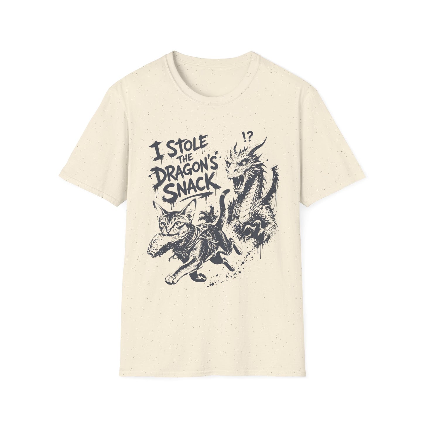 I Stole the Dragon’s Snack Funny Abyssinian Rogue Cat T-Shirt