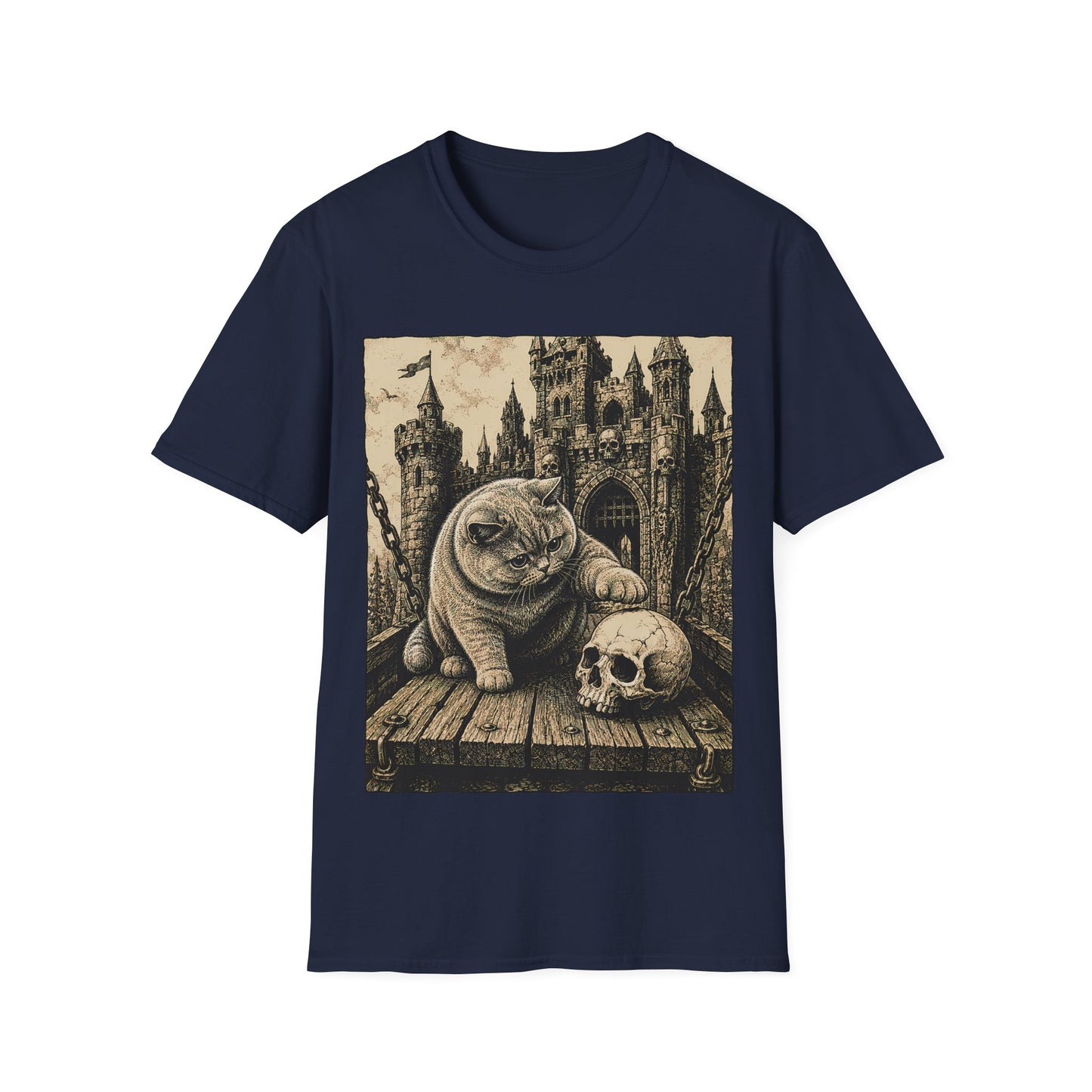 Castle of Bones Cat T-Shirt