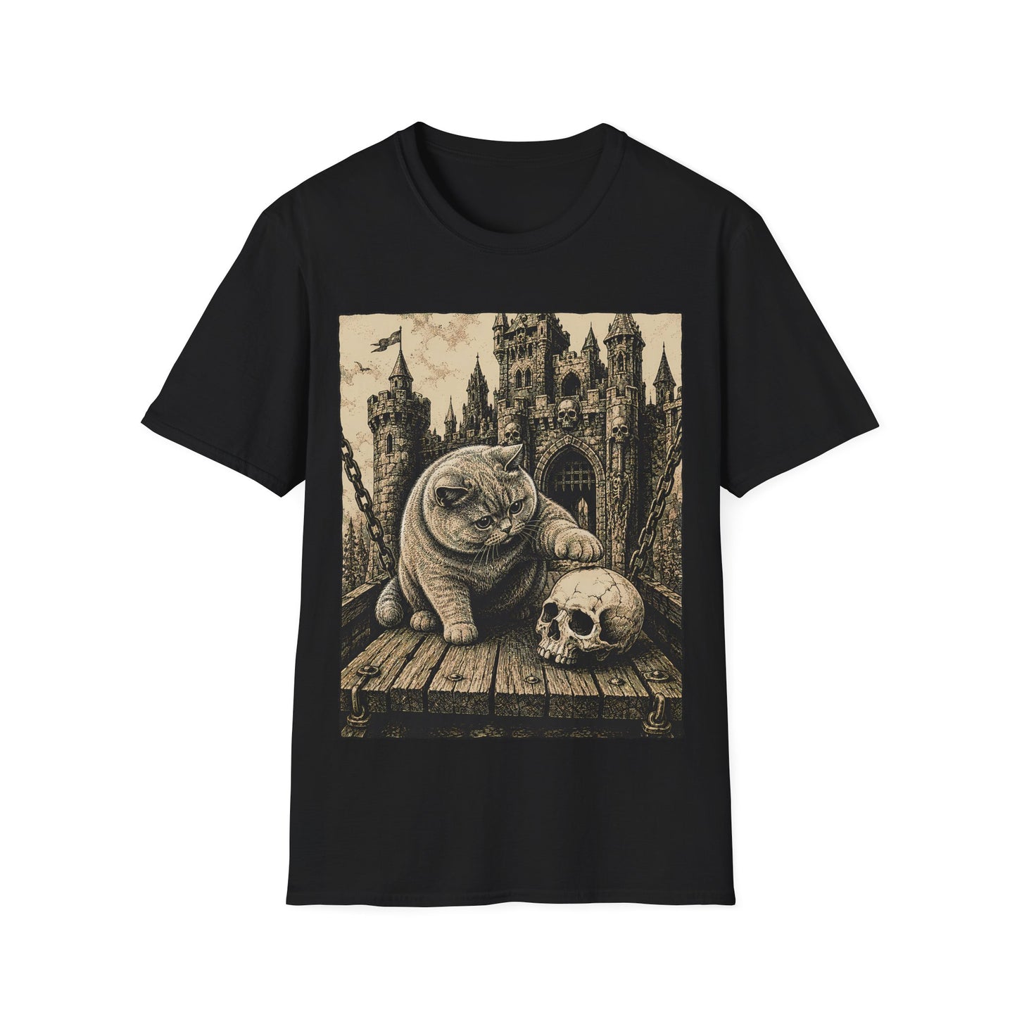 Castle of Bones Cat T-Shirt