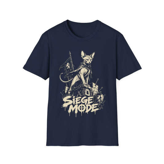 Siege Mode Sphynx Warrior Cat T-Shirt