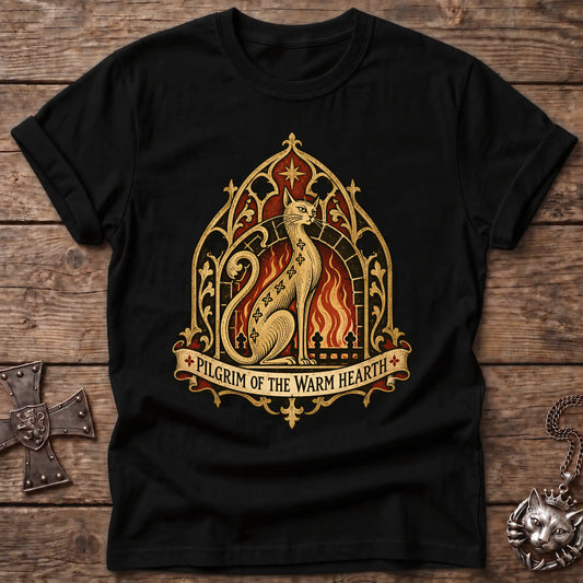 Warm Hearth Pilgrim Cat T-Shirt
