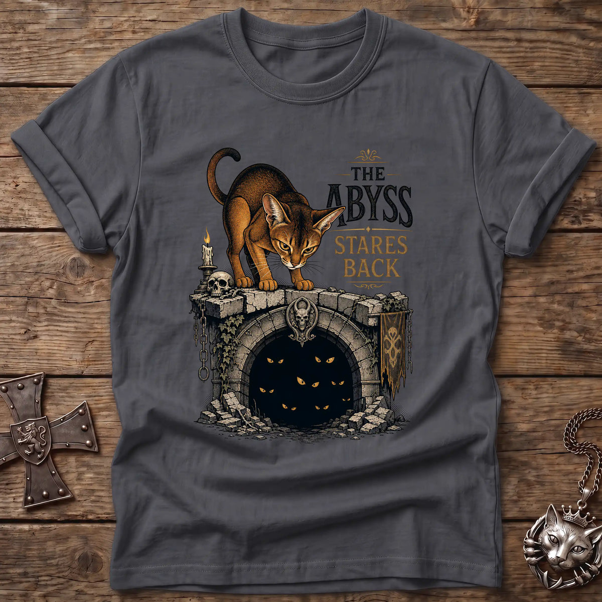 Abyss Stares Back Abyssinian T-Shirt