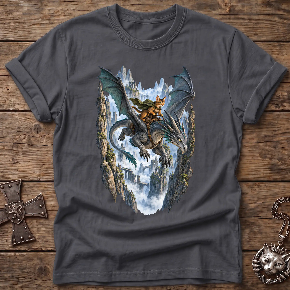 Dragon Rider Abyssinian T-Shirt
