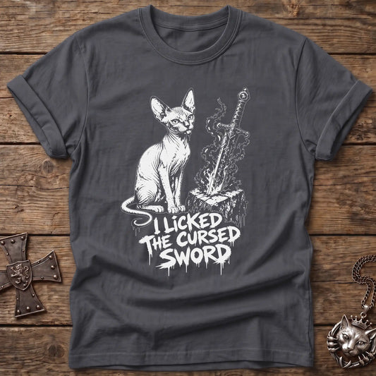 Licked Cursed Sword Sphynx T-Shirt