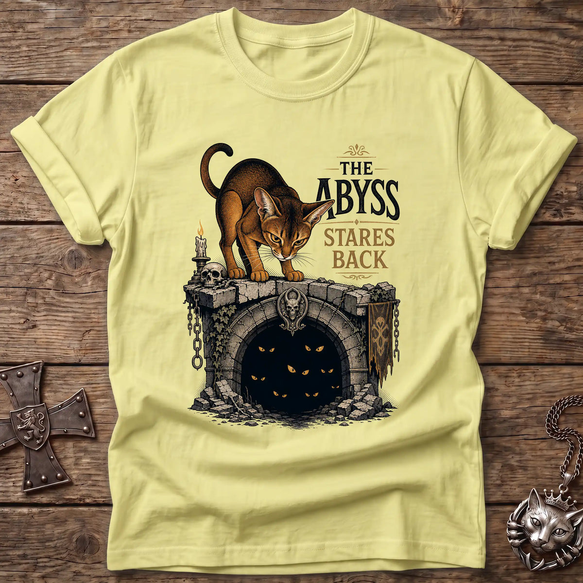 Abyss Stares Back Abyssinian T-Shirt