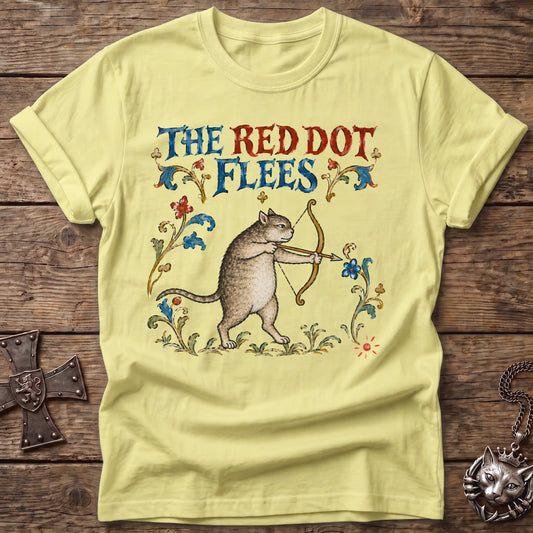 Red Dot Hunter Cat T-Shirt