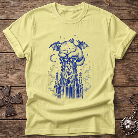 Moonlit Cathedral Guardian T-Shirt