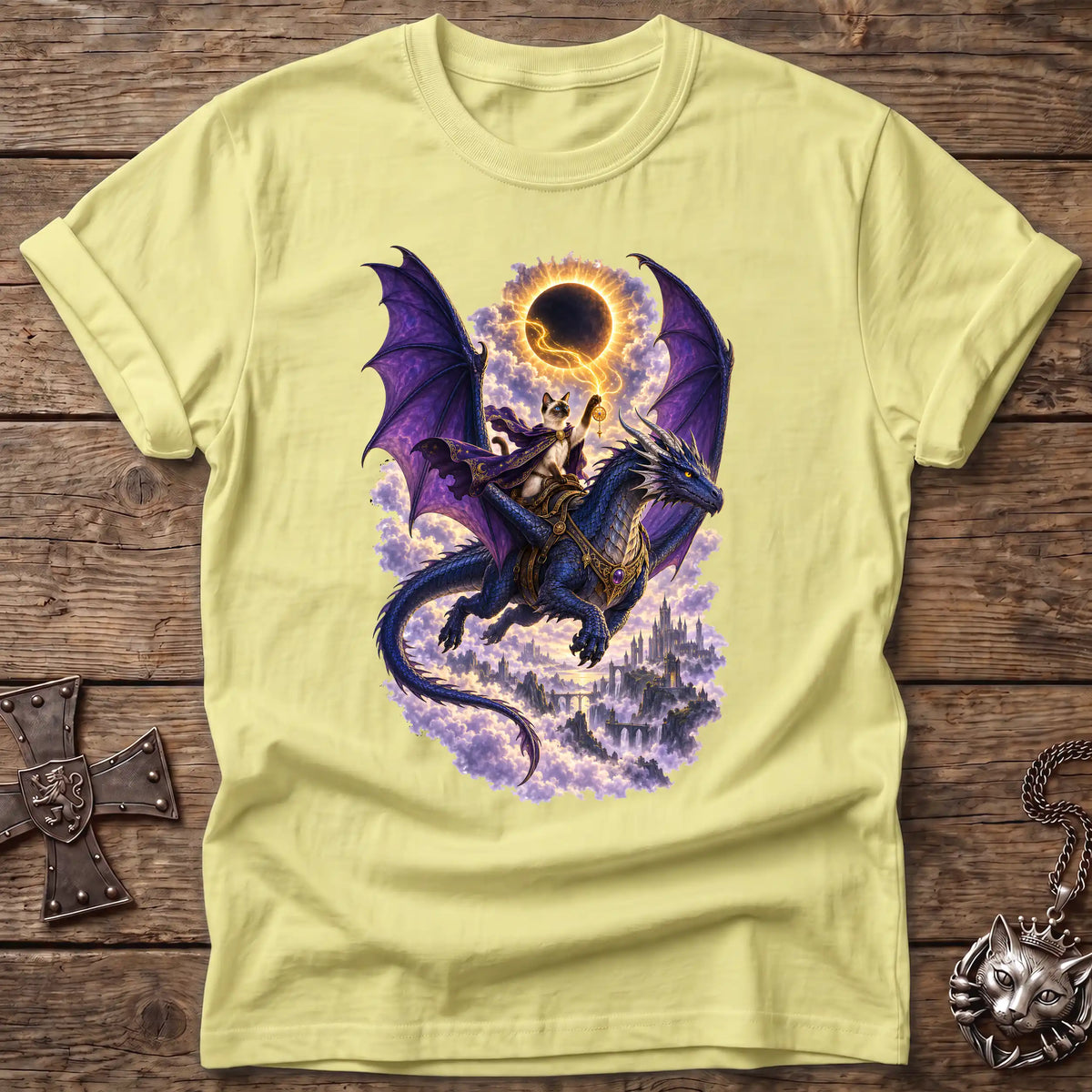 Siamese Eclipse Dragon Rider T-Shirt