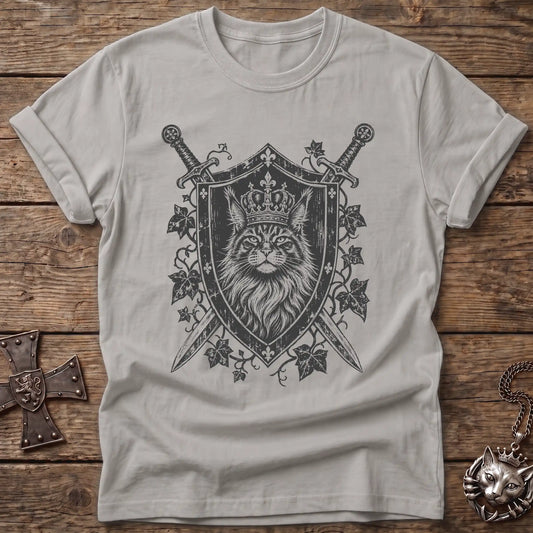 Crowned Maine Coon Guardian T-Shirt