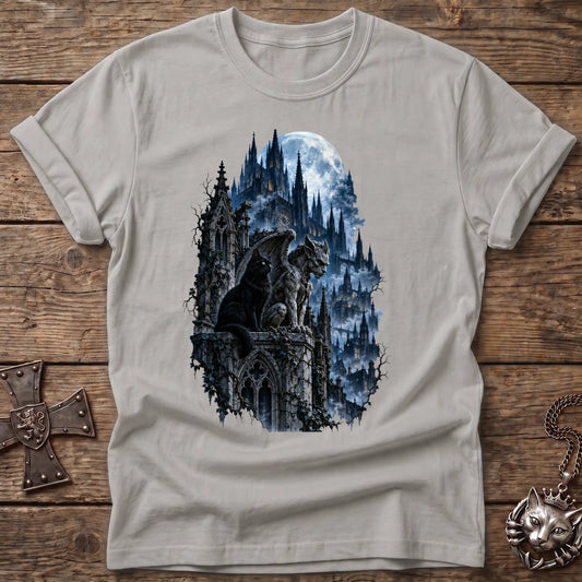 Gothic Gargoyle Cat T-Shirt