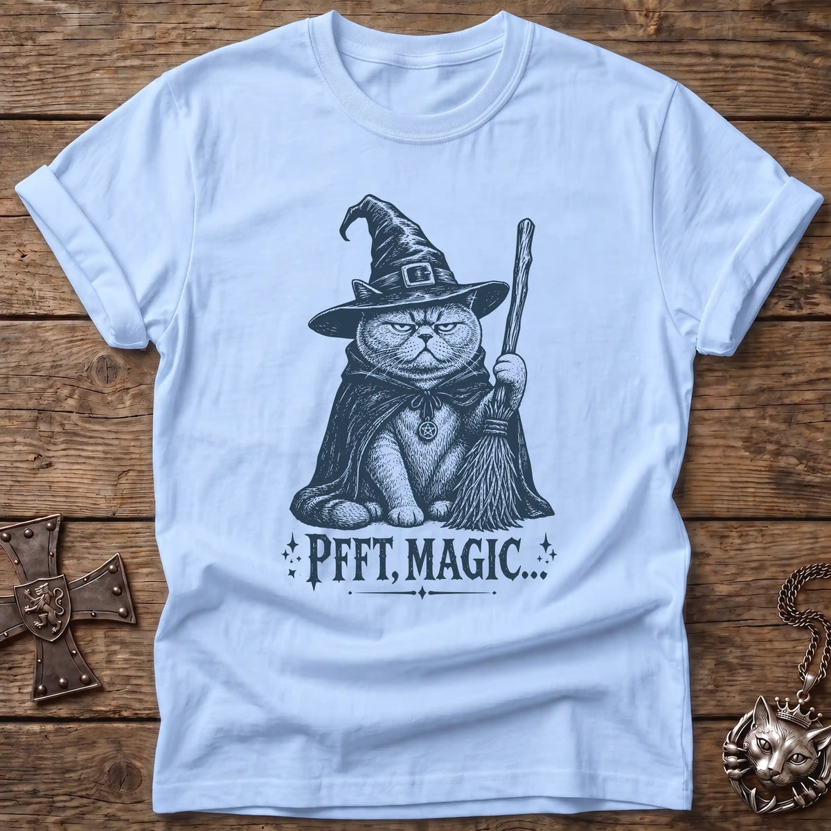 British Shorthair Witch Cat T-Shirt