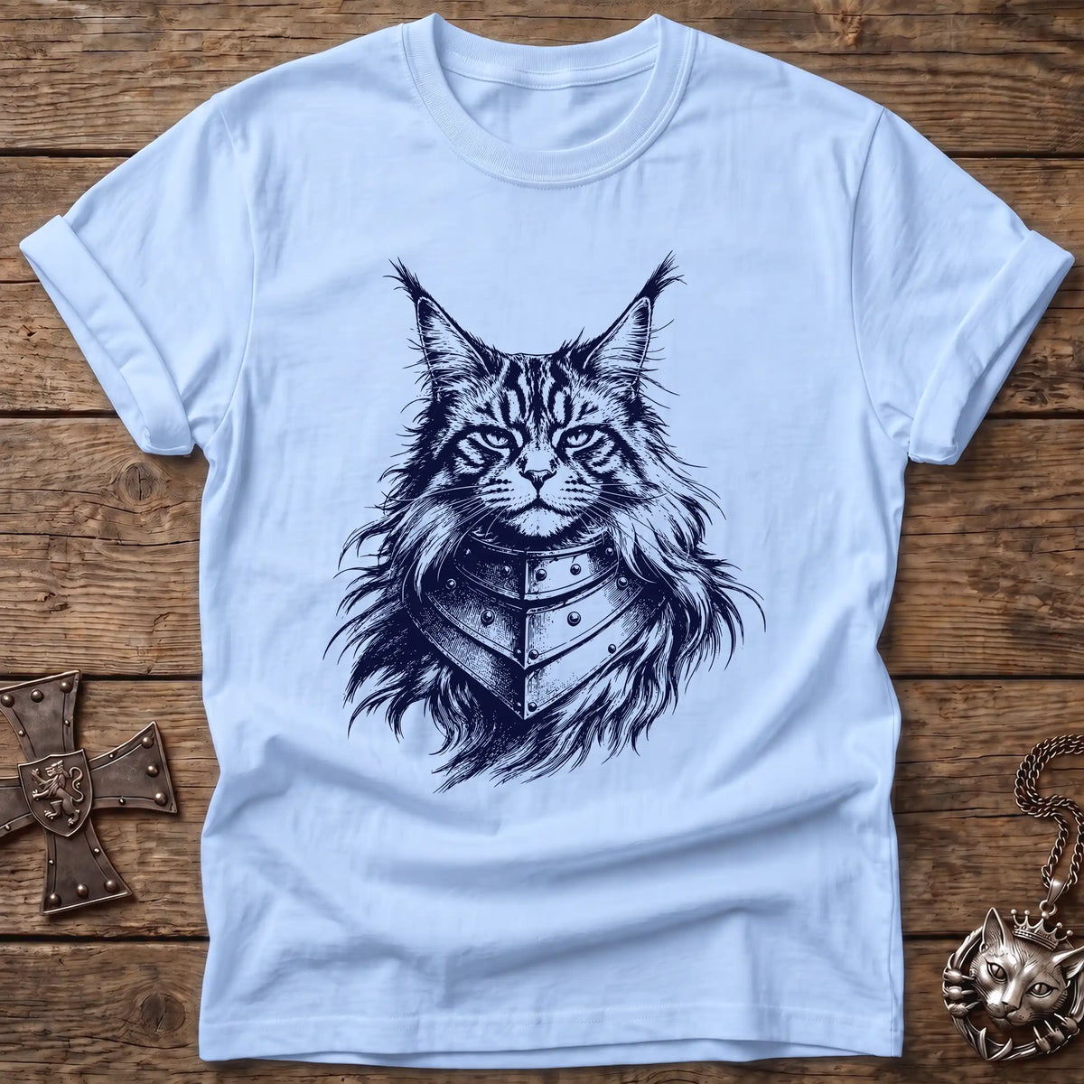 Armored Maine Coon T-Shirt