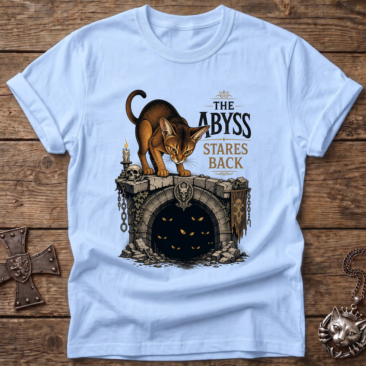 Abyss Stares Back Abyssinian T-Shirt