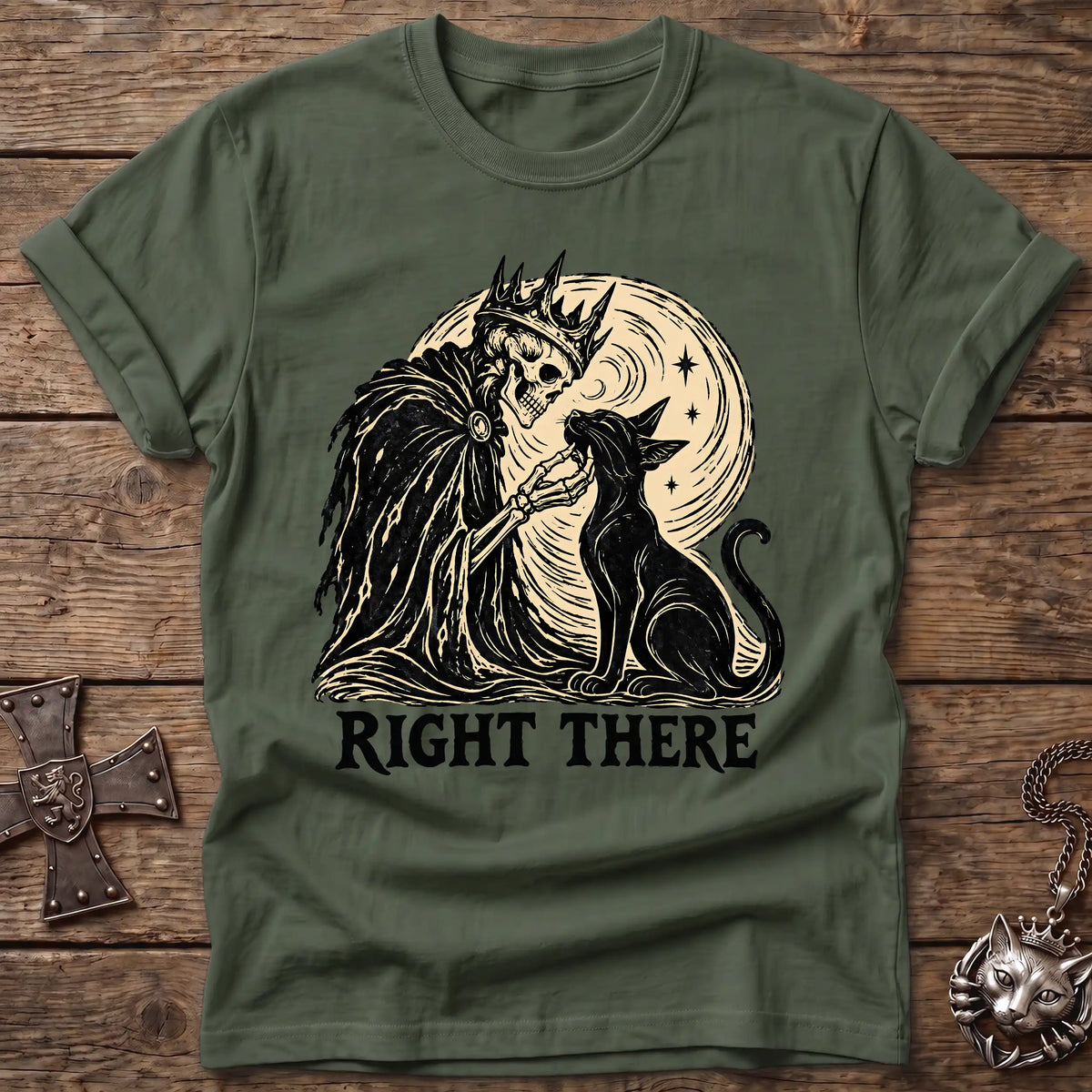 Right There Cat T-Shirt