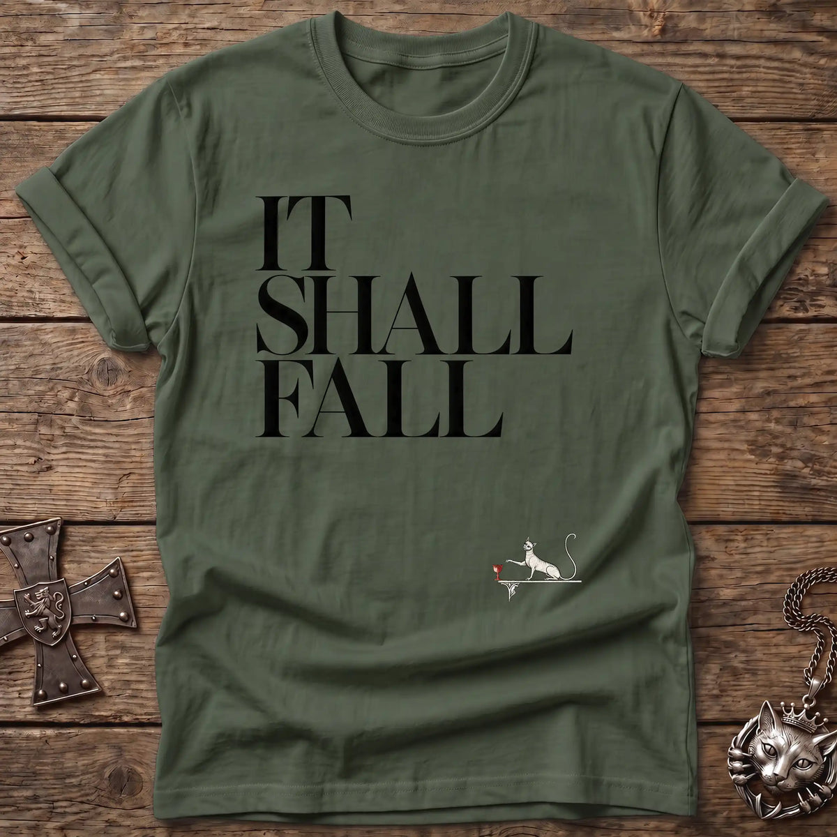 It Shall Fall Cat T-Shirt