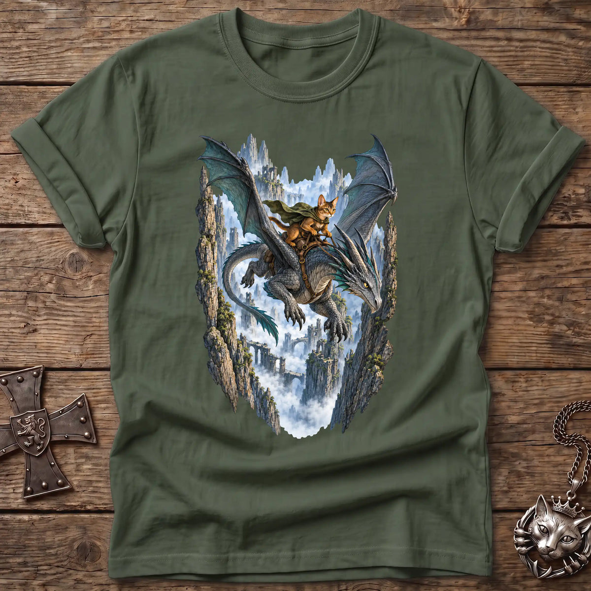 Dragon Rider Abyssinian T-Shirt