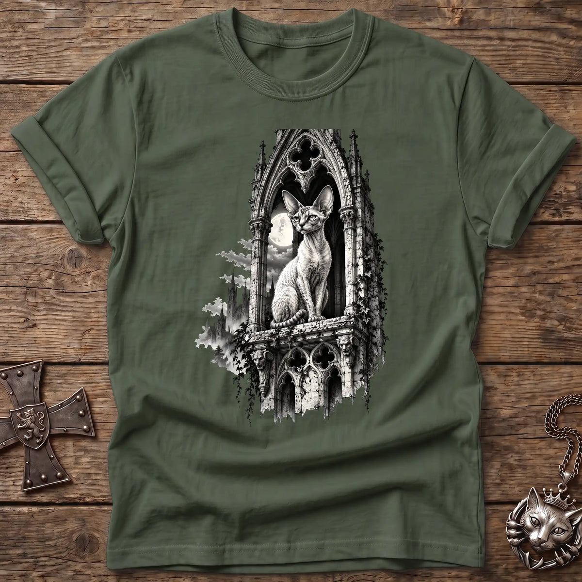 Gothic Devon Rex T-Shirt