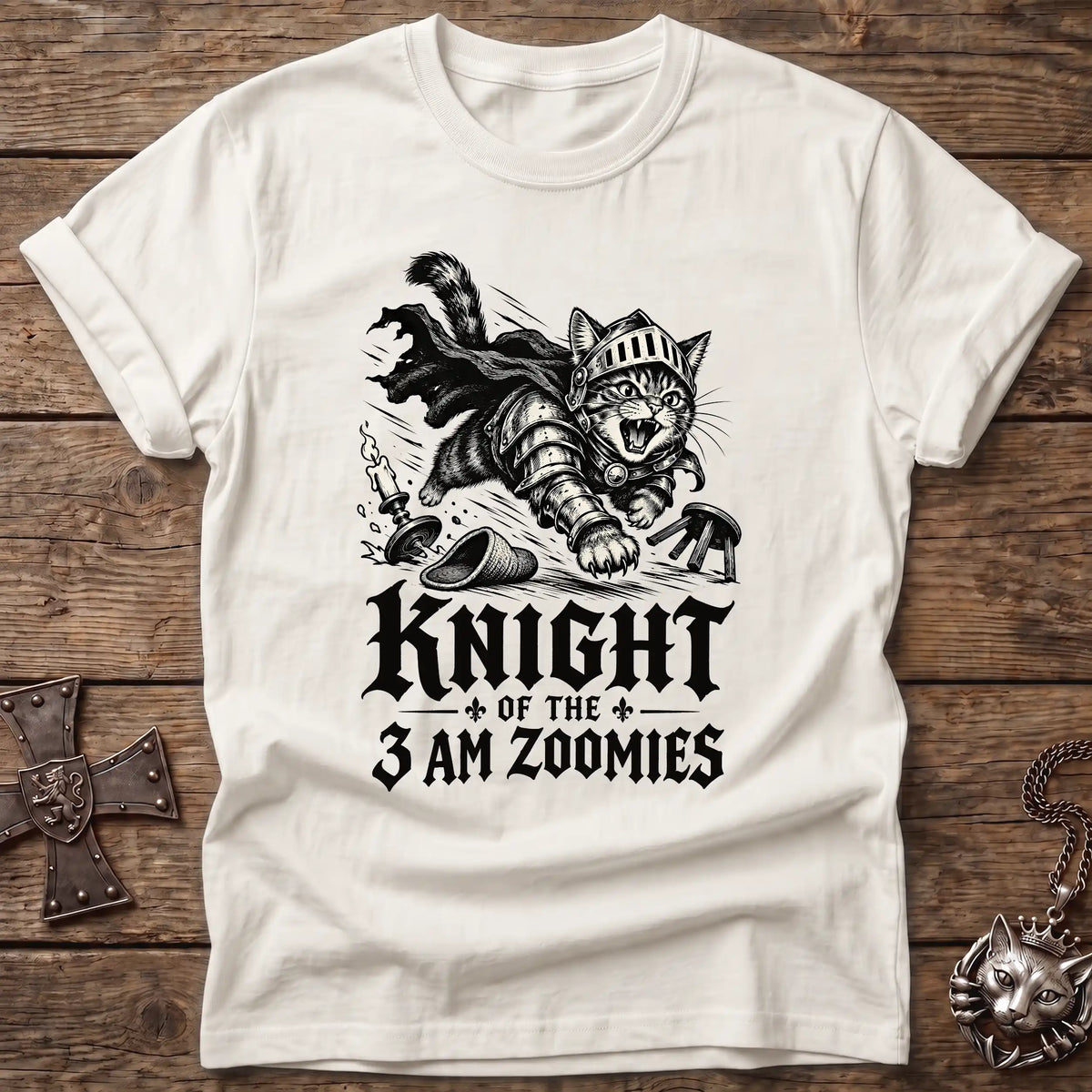 3 AM Zoomies Knight T-Shirt