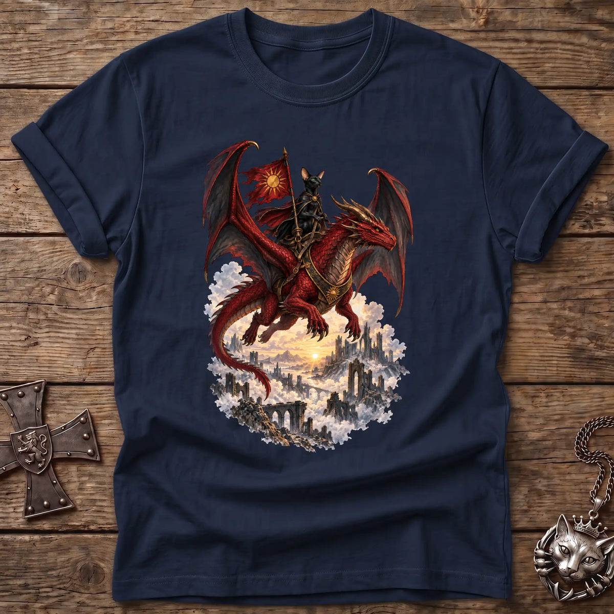 Red Dragon Oriental Shorthair T-Shirt