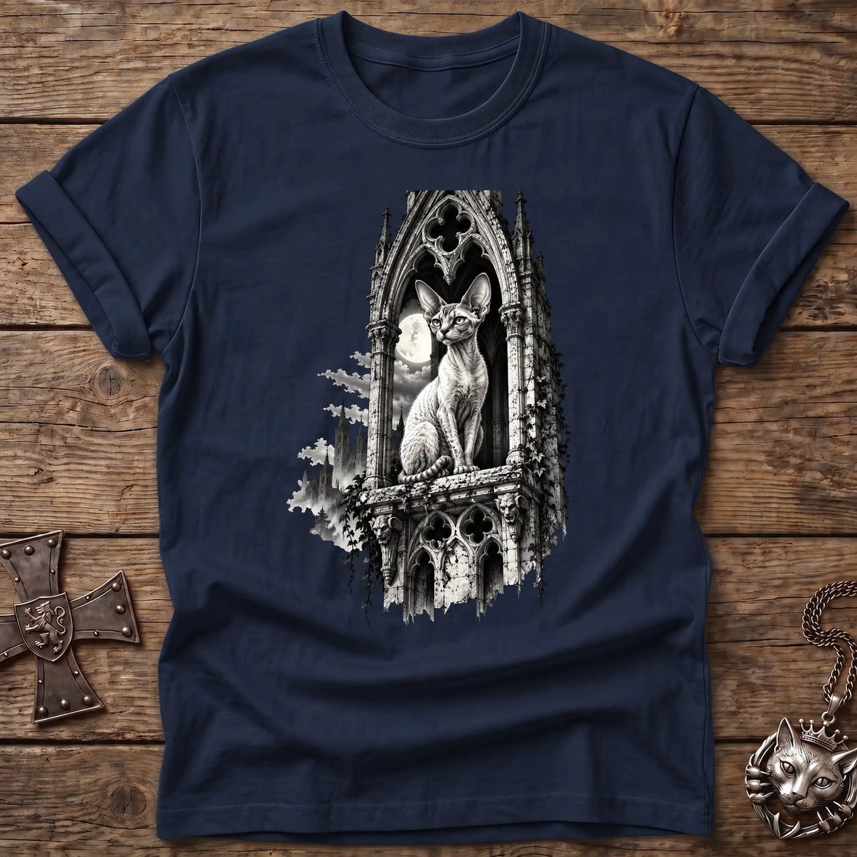 Gothic Devon Rex T-Shirt