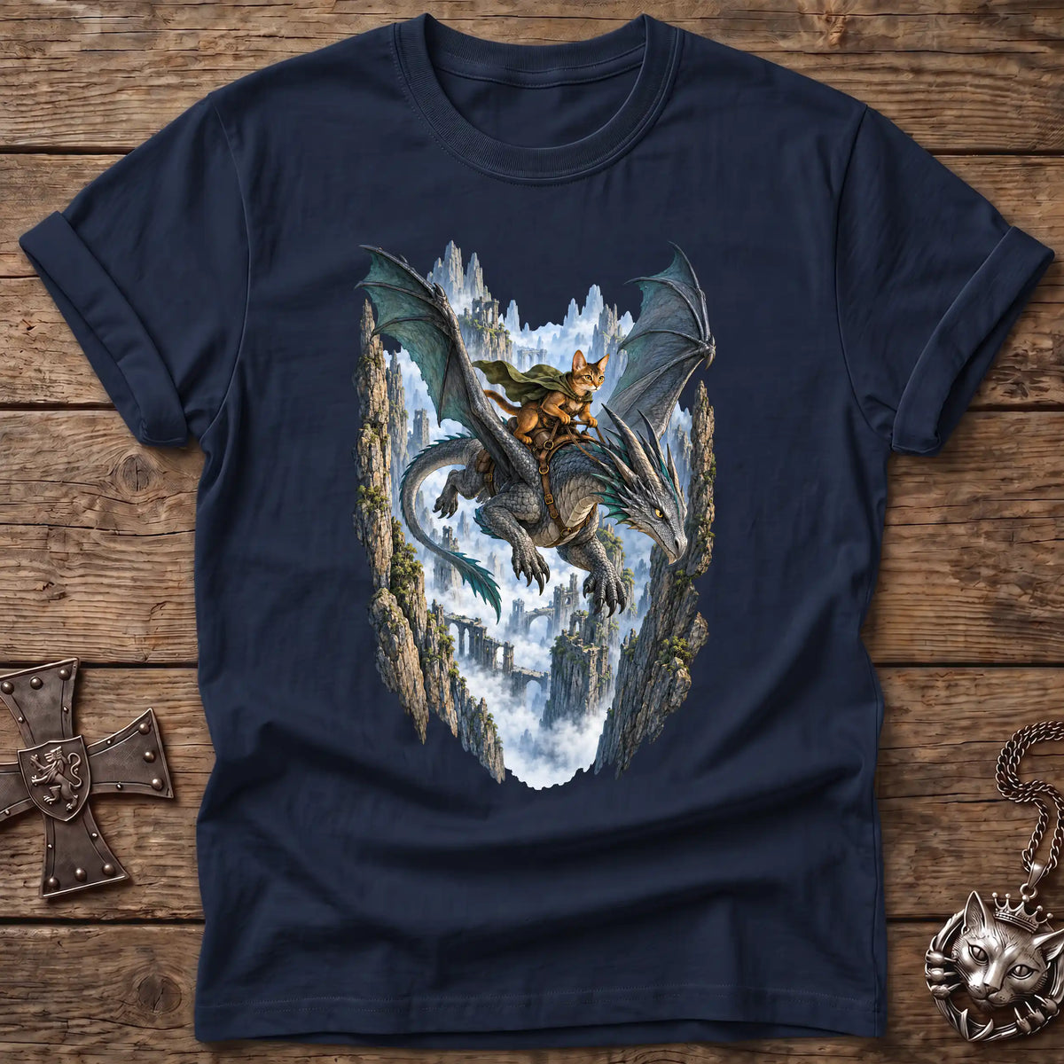 Dragon Rider Abyssinian T-Shirt