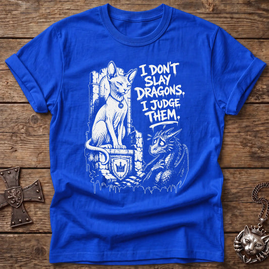 Judge Dragons Sphynx Cat T-Shirt