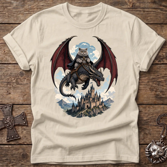Dragon Rider Cat T-Shirt