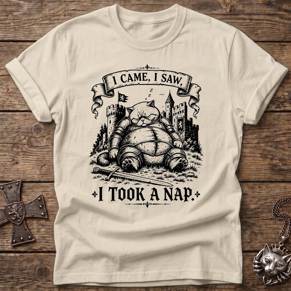 Came Saw Took Nap T-Shirt
