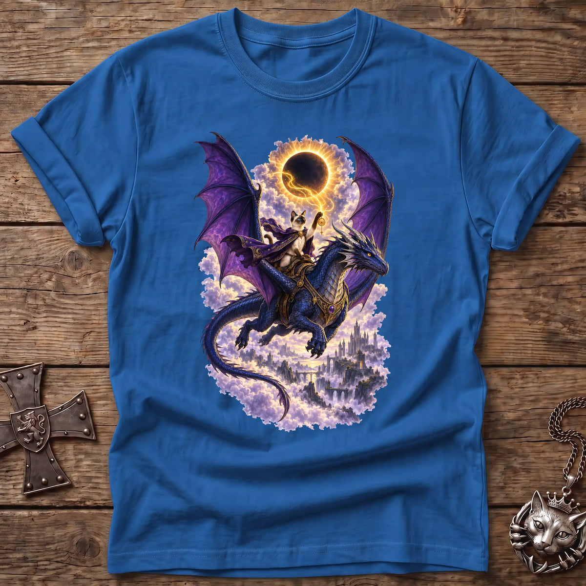 Siamese Eclipse Dragon Rider T-Shirt