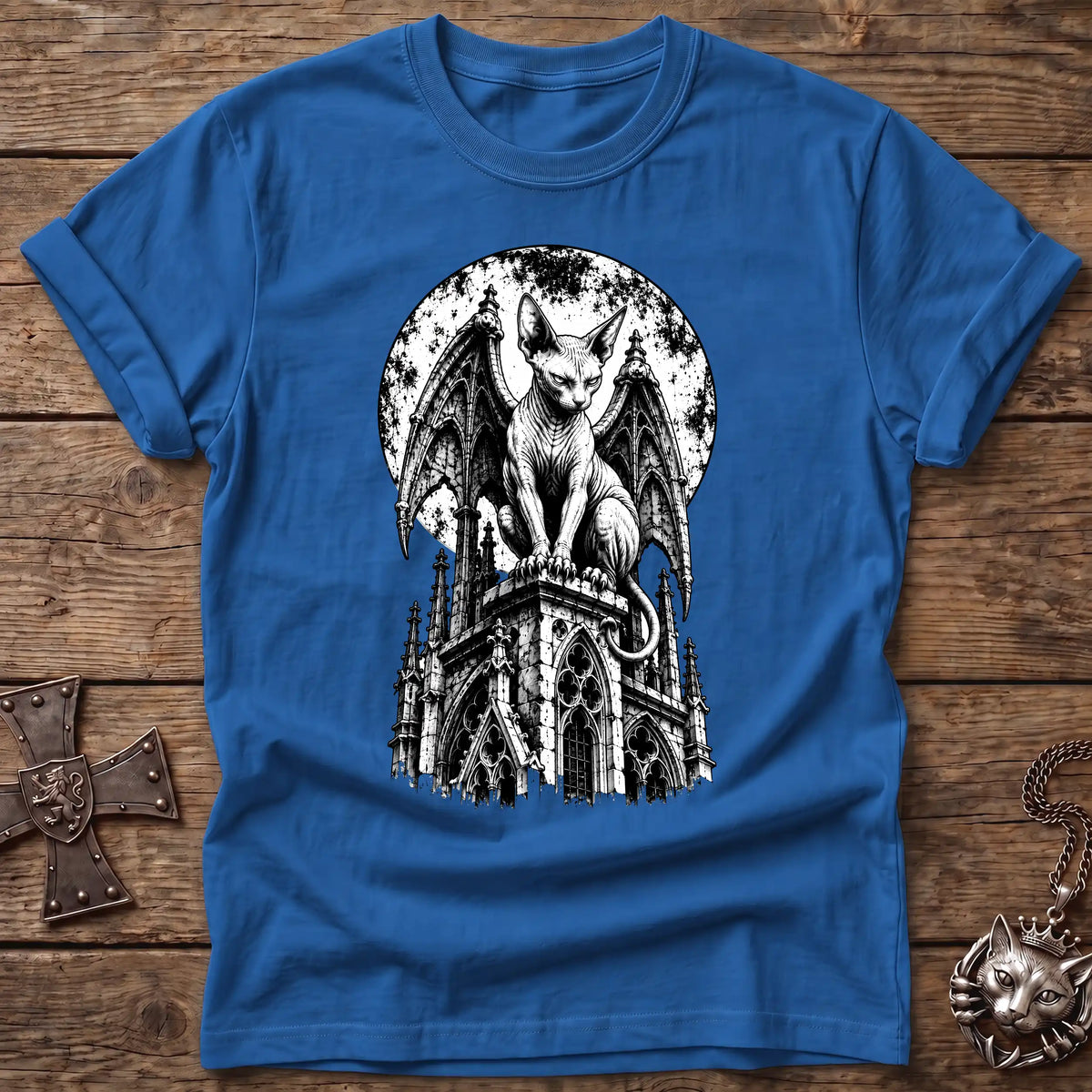 Gargoyle Sphynx Cat T-Shirt