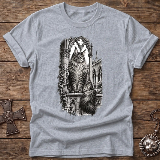 Gothic Maine Coon Guardian T-Shirt