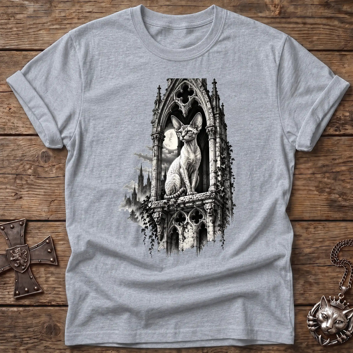 Gothic Devon Rex T-Shirt