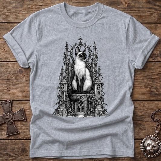 Gothic Siamese Throne T-Shirt
