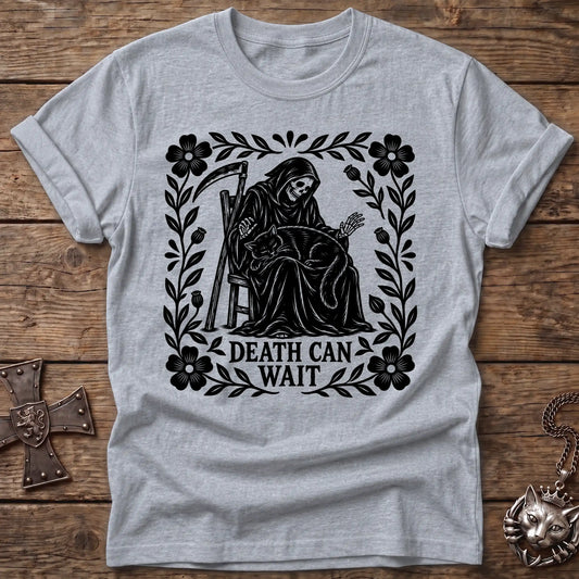 Death Can Wait Cat T-Shirt