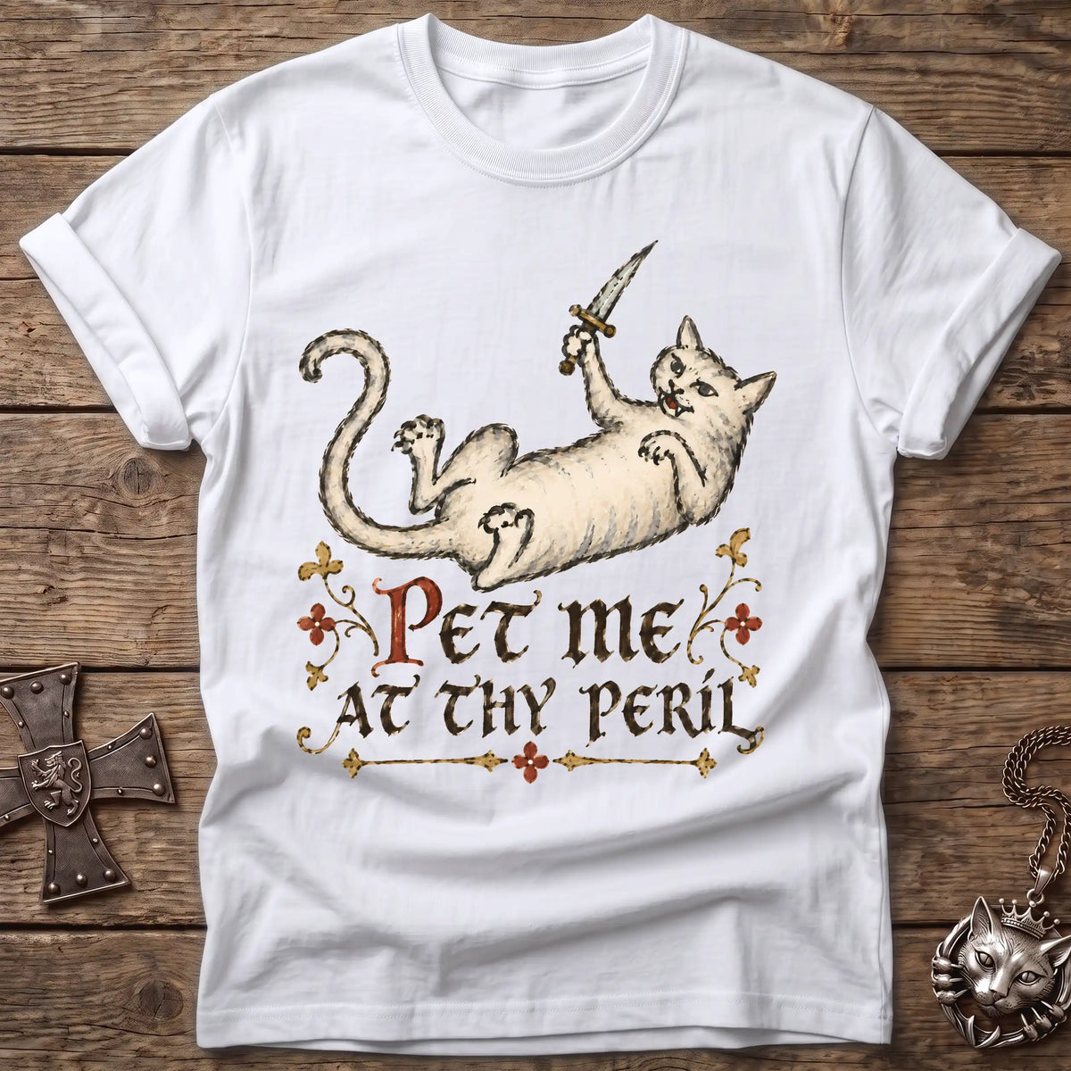 Pet Me at Thy Peril T-Shirt