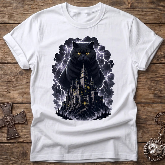 Dark Cat and Castle T-Shirt