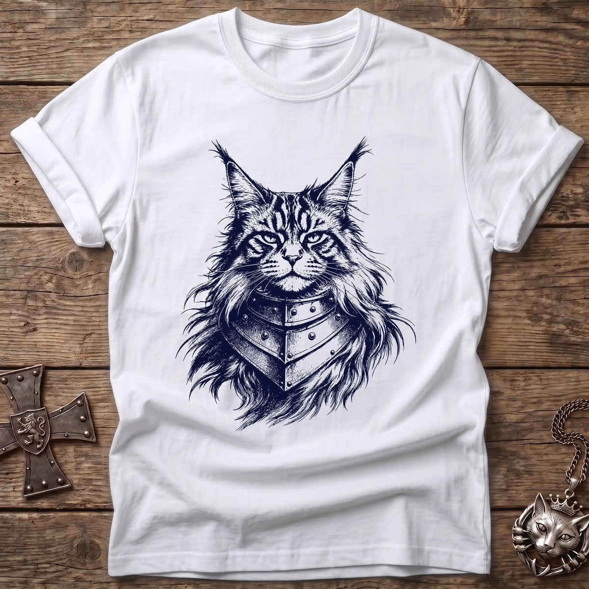 Armored Maine Coon T-Shirt